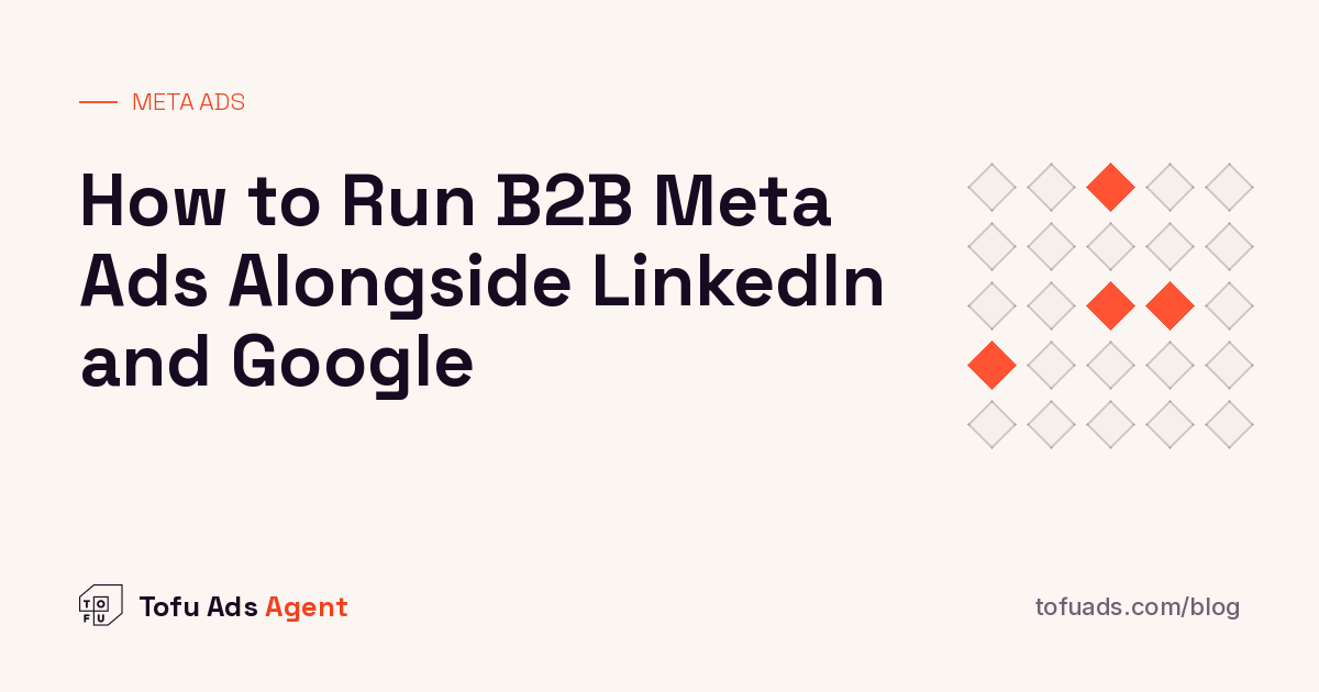 How to Run B2B Meta Ads Alongside LinkedIn and Google